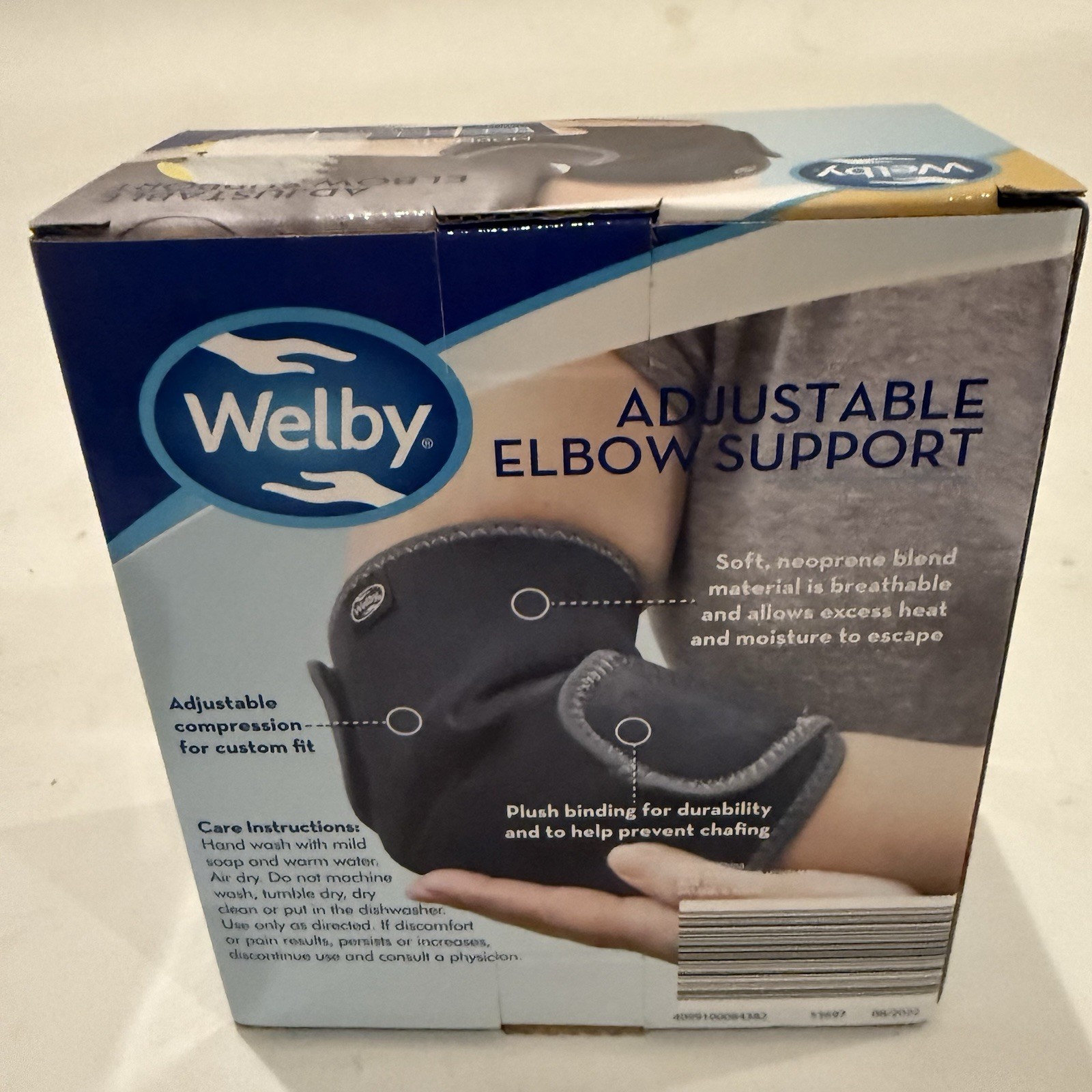 Welby Adjustable Elbow Support Neoprene Moderate Support Muscle Joint Relief