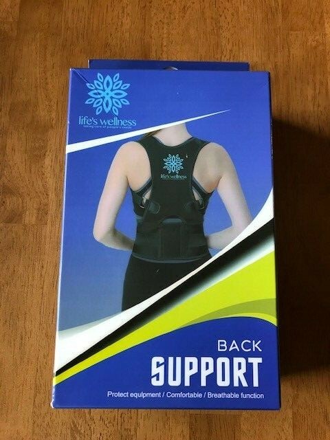Live’s Wellness Back Support Sz L Correct Bad Posture, Relieve Body Fatigue NWT