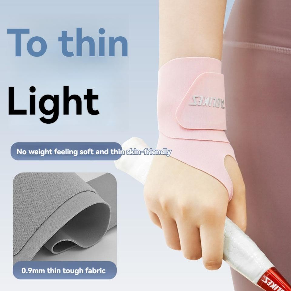 Aolikes Ultra Thin and Soft Wrist Brace Wrist Wraps for Men and Women, Adjustabl