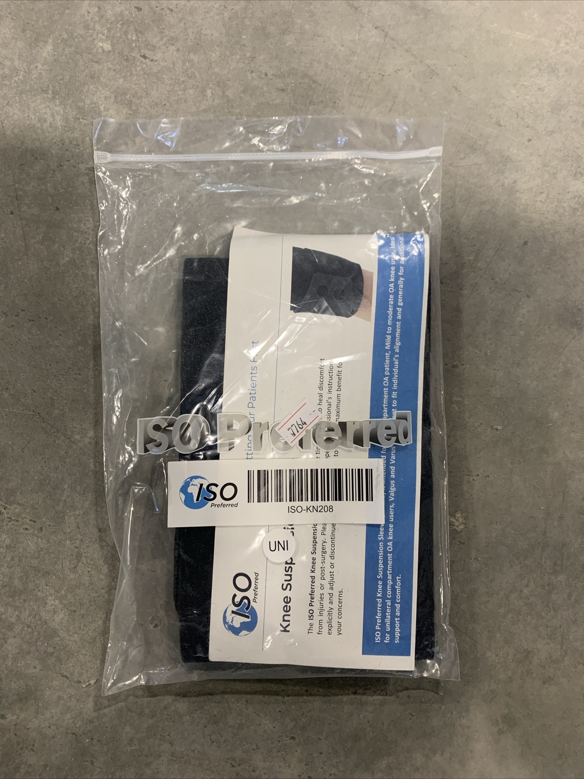 ISO Preferred ISO-KN208 Universal Knee Suspension Sleeve New