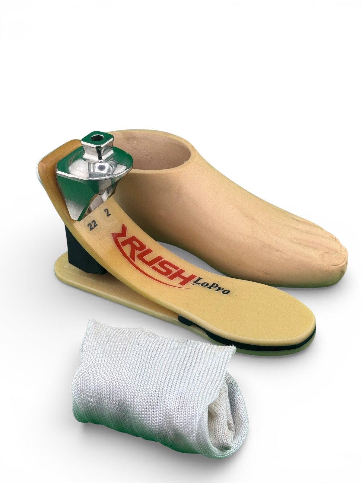 Rush 81 Lp Lopro Prosthetic Foot, Size 22, Category 2.