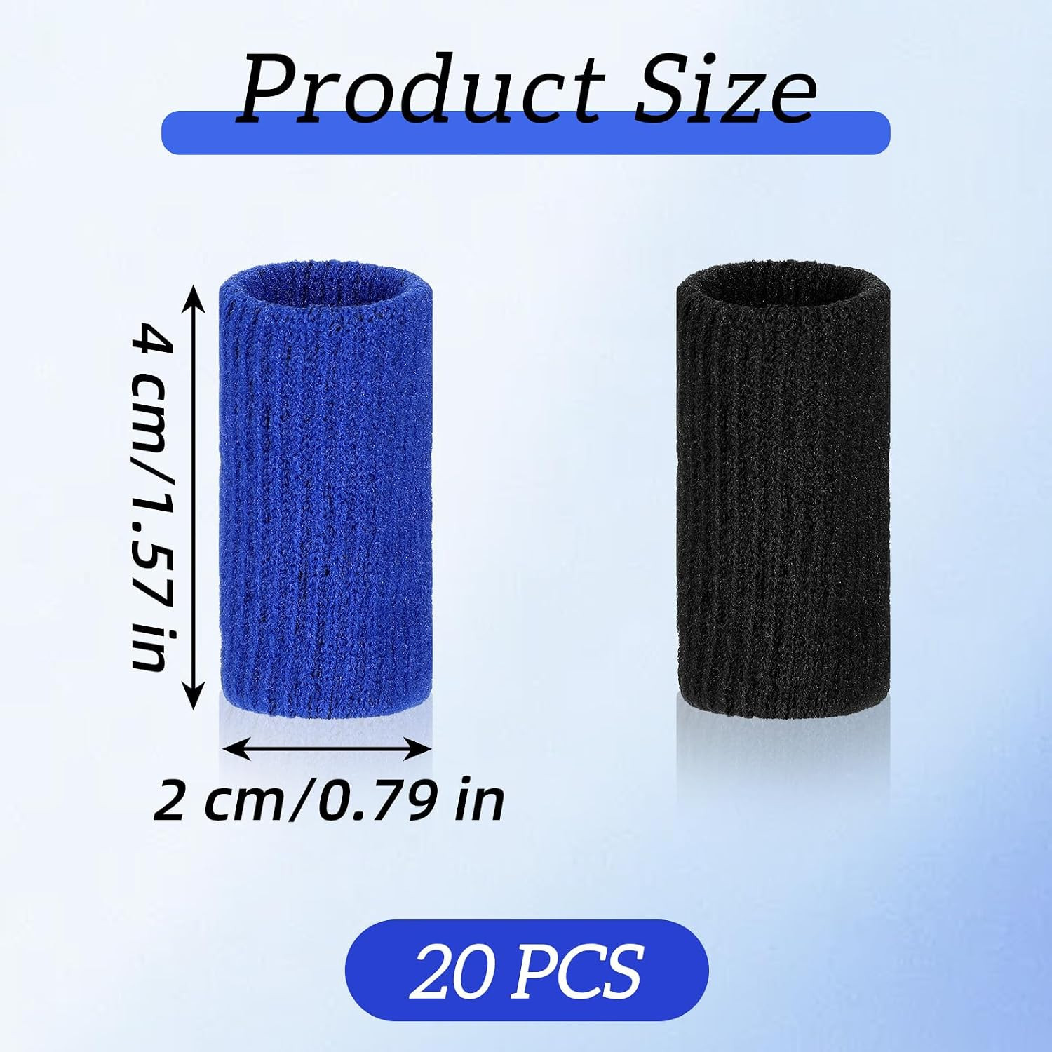 20Pcs Sport Finger Sleeves, Breathable Finger Brace | Elastic Finger Support Sle