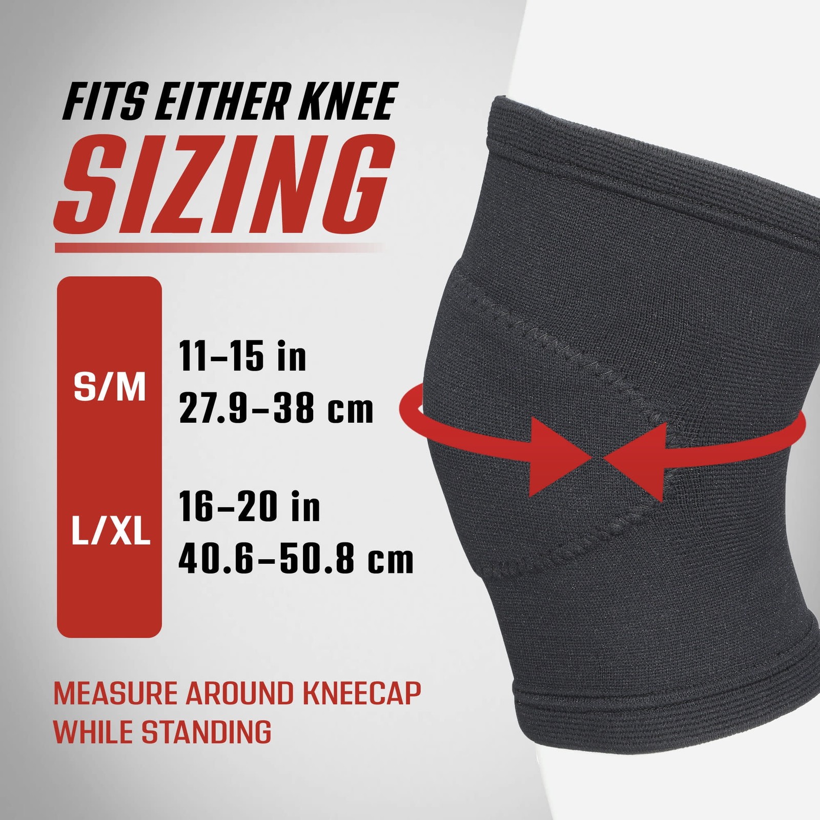 Breathable Knee Support Brace S/M, Elastic Knee Compression Sleeve