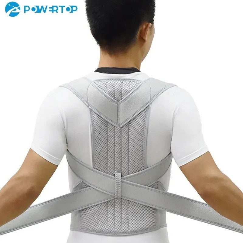 Adjustable Posture Corrector Low Back Support Shoulder Brace Belt for Men Women
