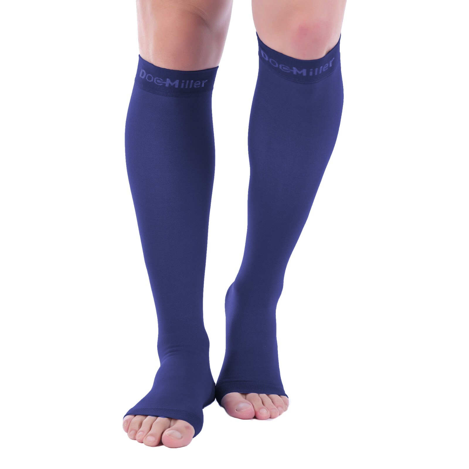 DOC MILLER MEDIAS DE COMPRESION PUNTA ABIERTA 3040mmHg MANGAS PARA DOLOR VARICES