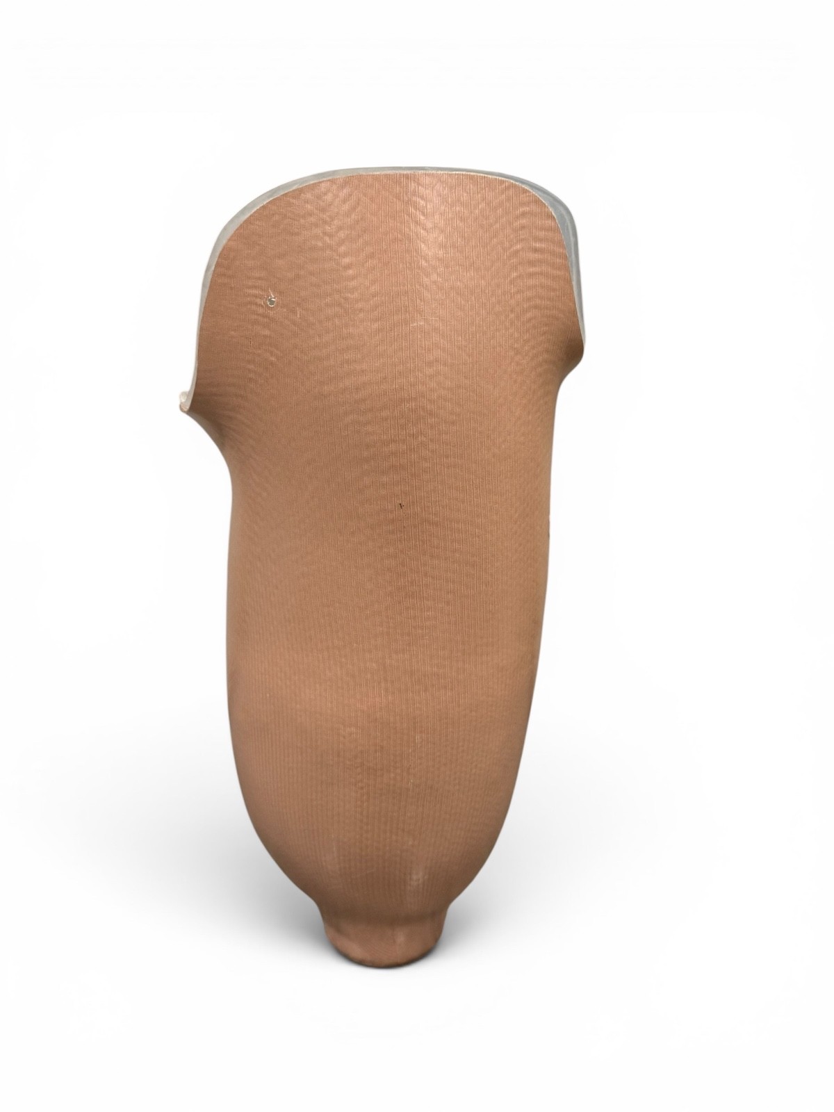 Right above knee prosthetic socket. Not for medical use.