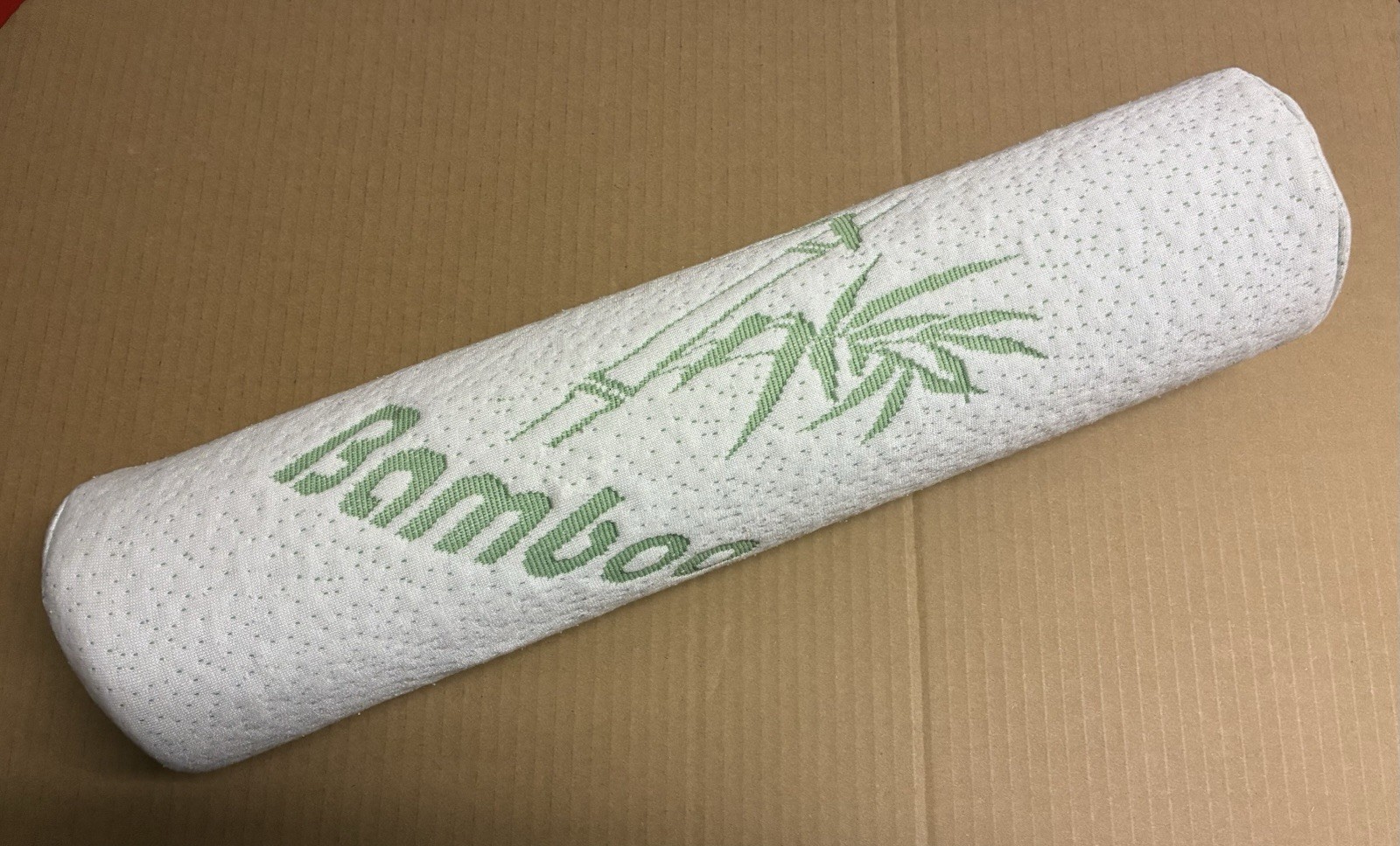 Cushy Form Memory Foam Roll Pillow 18″ x 4″ for Neck, Back and Knee Support EUC