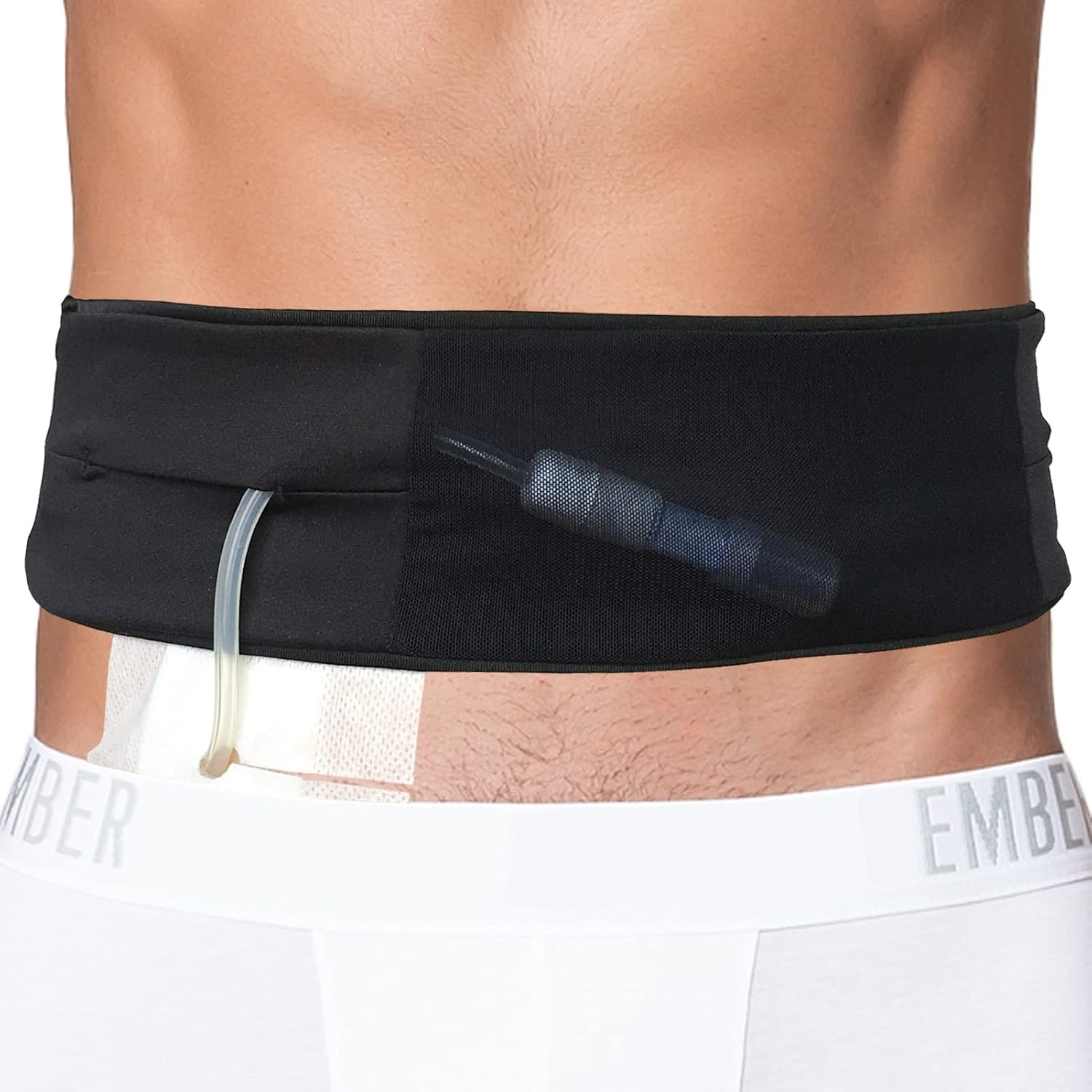 Breathable PD Catheter Holder Belt Peritoneal Dialysis Belt with Elastic Slit Me