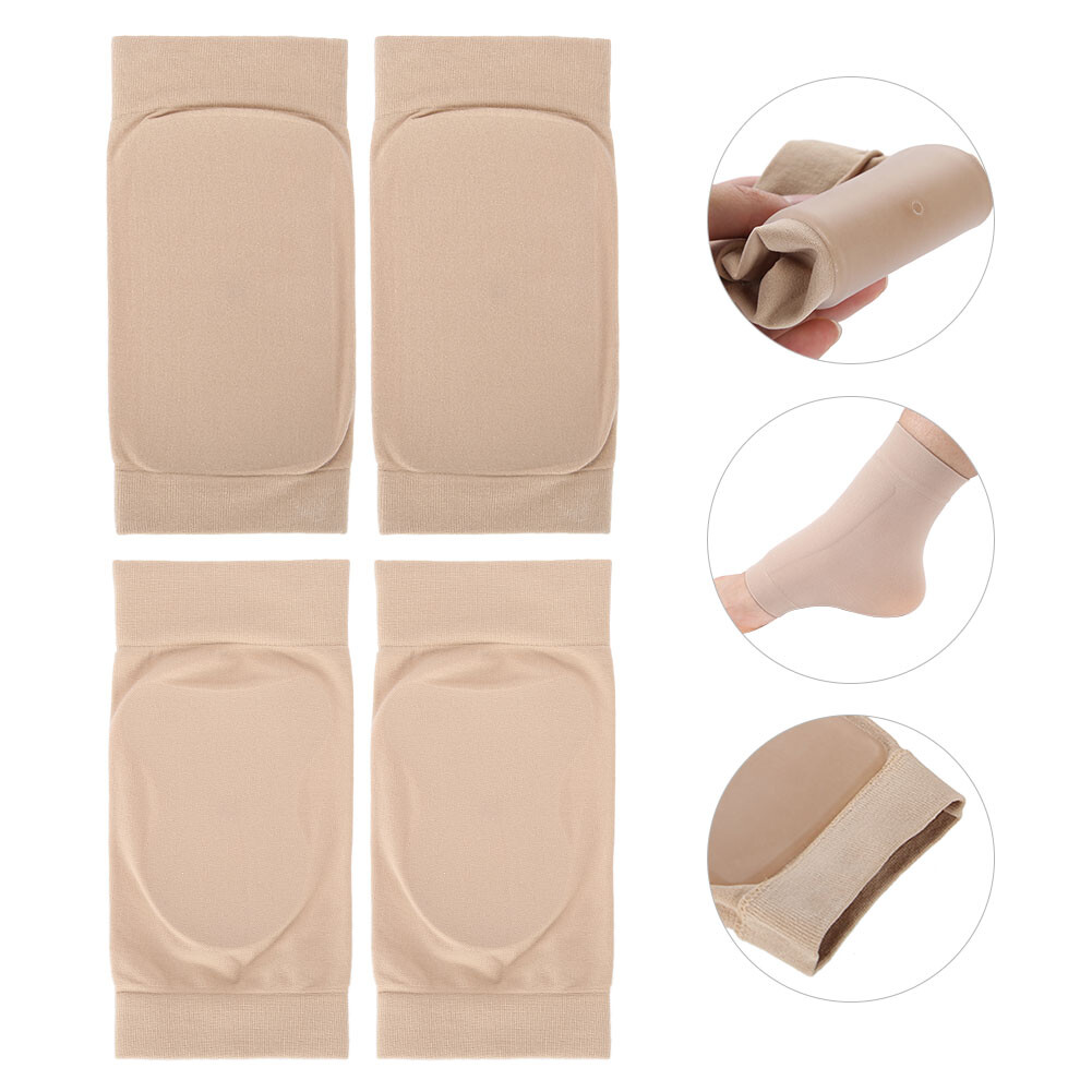 Soft Elastic Ankle Protection Sleeve Silicone Protective Pad Breathable Foot