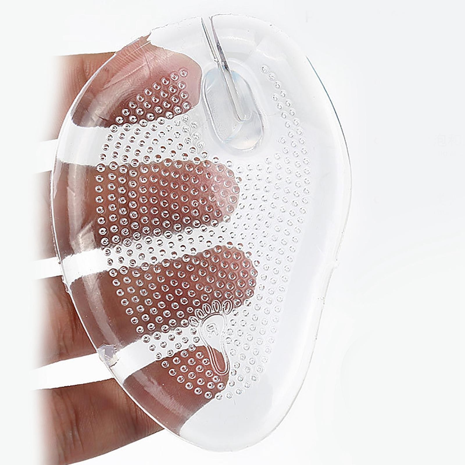 2 Pieces Self Adhesive Gel Forefoot Cushions Flip Flops Forefoot for Sandals