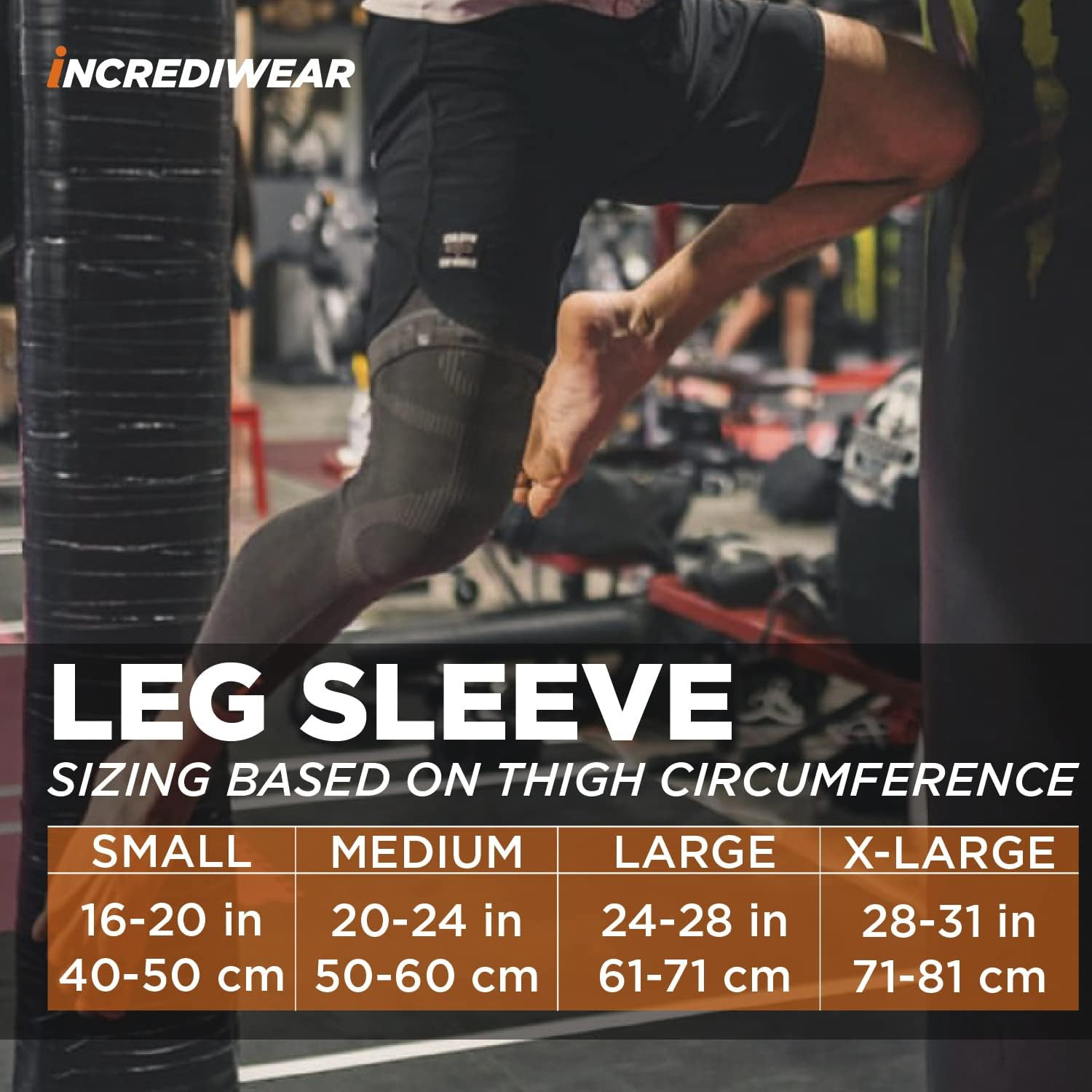 Leg Sleeve 2Pk – Full Length for Pain Relief, Recovery & Circulation (Large)