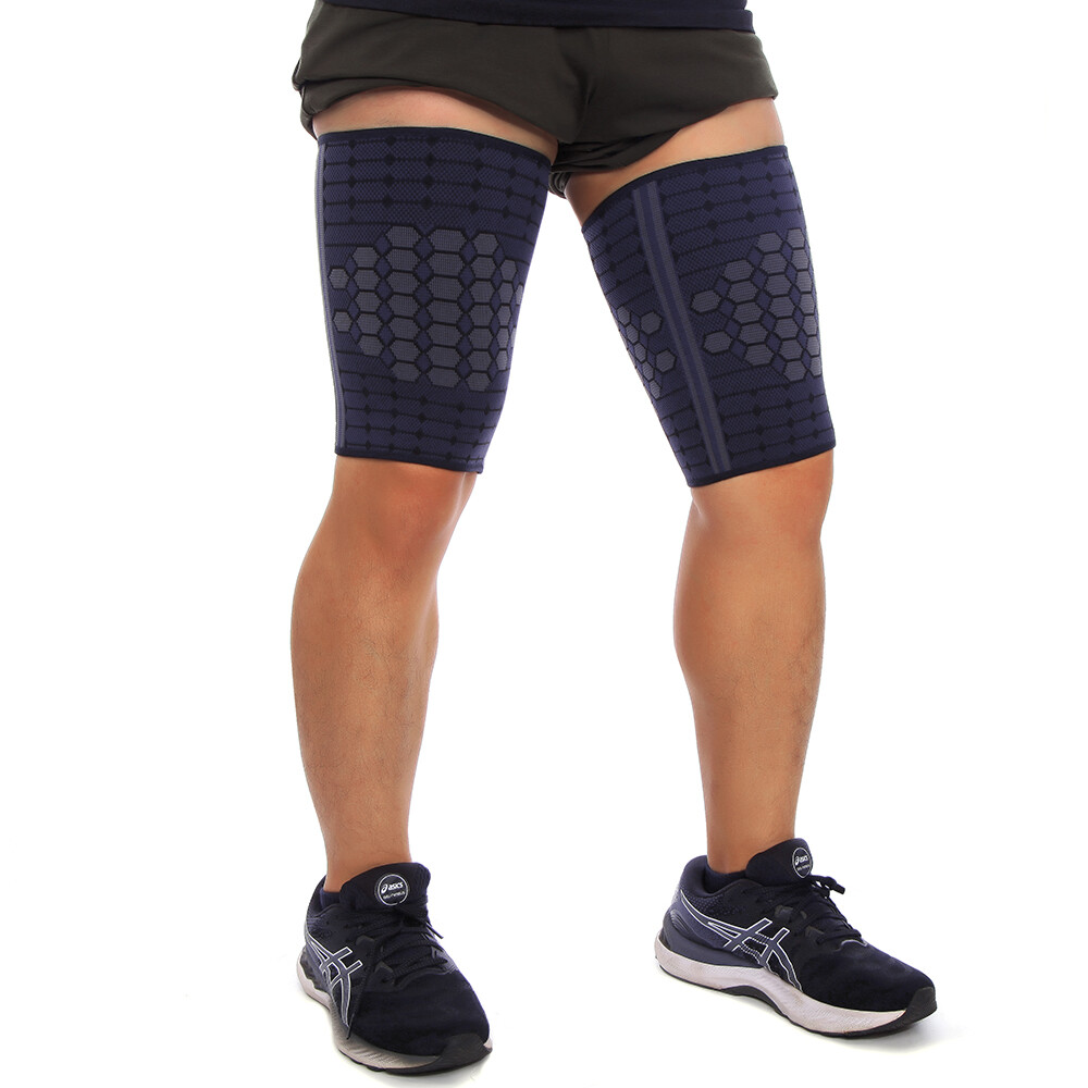 Thigh Support Brace Hamstring Quad Compression Sleeve Quadricep Sciatica Pain US