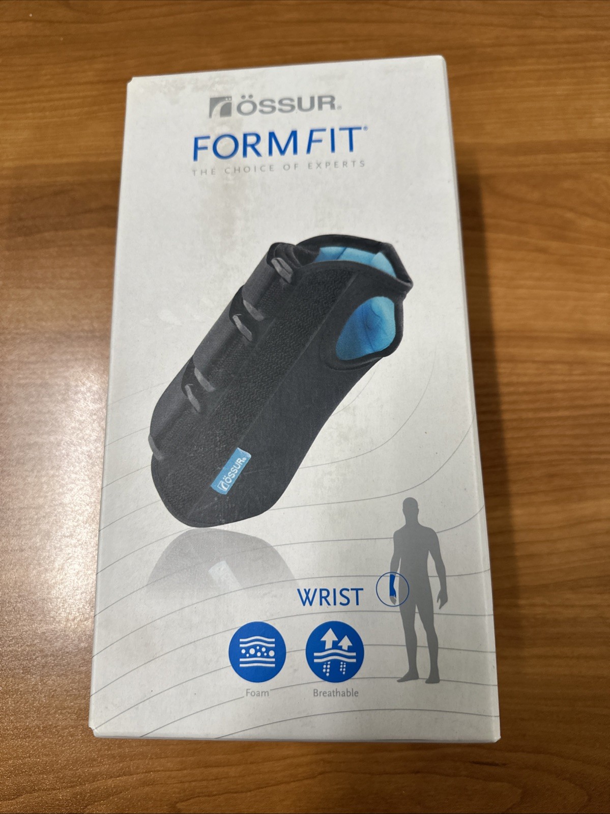 Ossur FormFit Right Hand Wrist Brace 8 inch Size Small Black New In Box