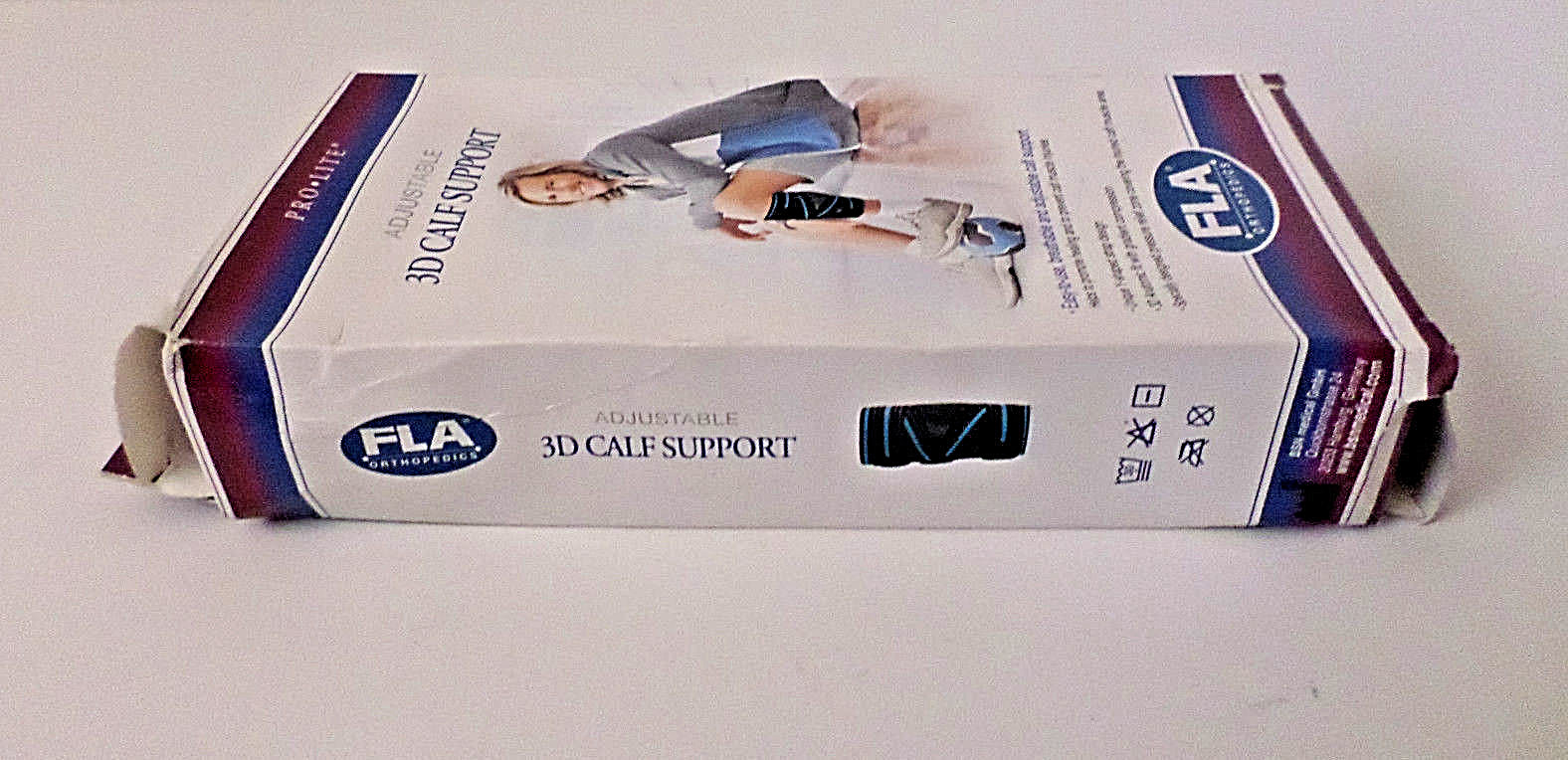 FLA Orthopedics ProLite 3D Calf Support 76242-00 Y-Shaped Size Small Black OPEN*