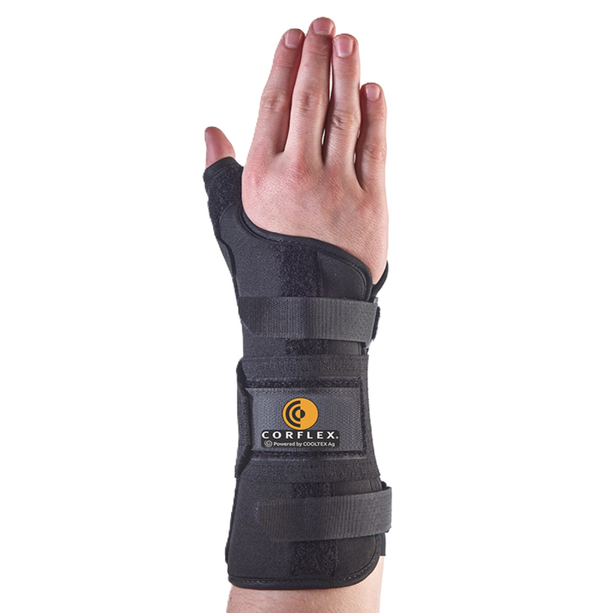 Corflex 8″ Cooltex Thumb Spica W/Strap Various Sizes