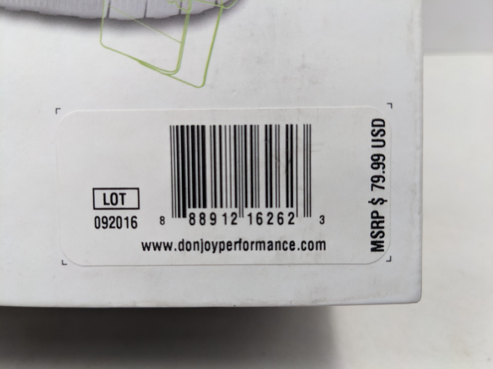 DonJoy Performance POD Prevention: Ankle Support Brace, WHITE, Extra Small Left