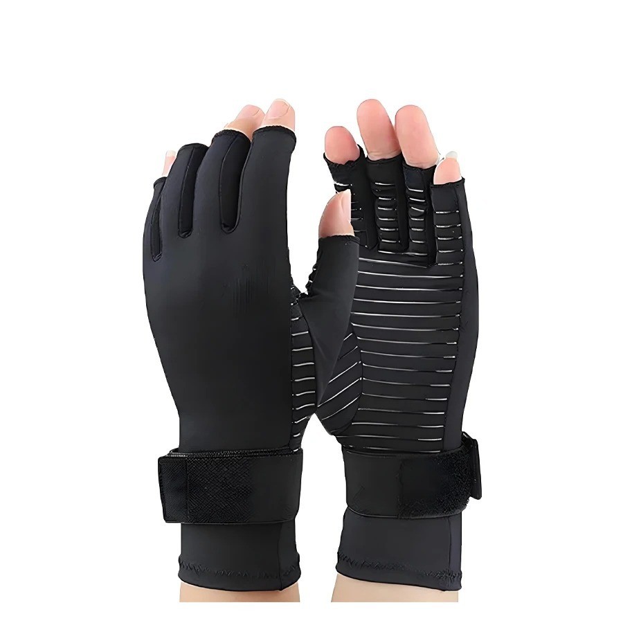 Copper Arthritis Compression Gloves Hand Support Pain Relief Joint Self Care