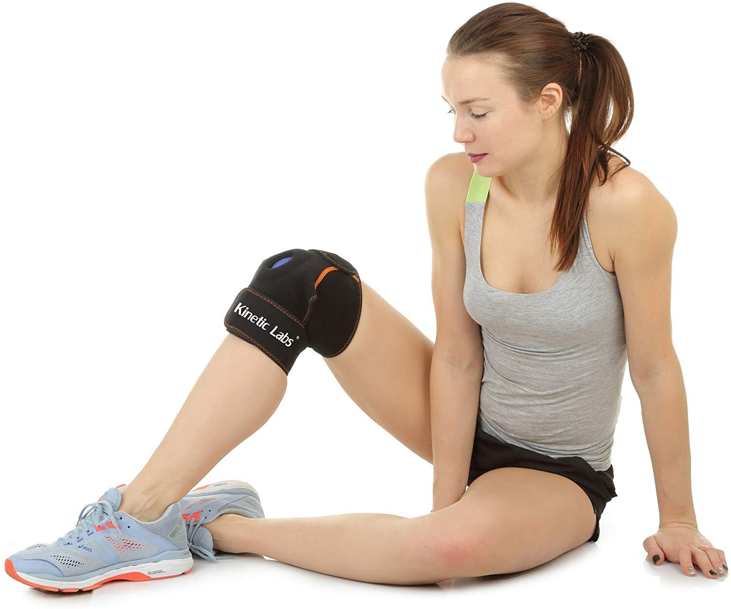Knee Ice Pack Gel Wrap Hot Cold Therapy Compression Support Reusable 2 Pack
