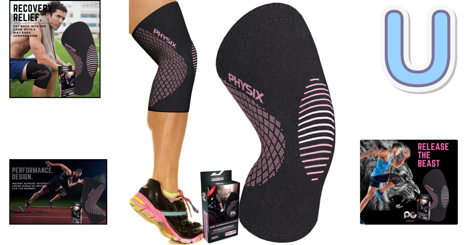 Best Knee Compression Sleeve for Active Lifestyle – Physix Gear XX-Large Support