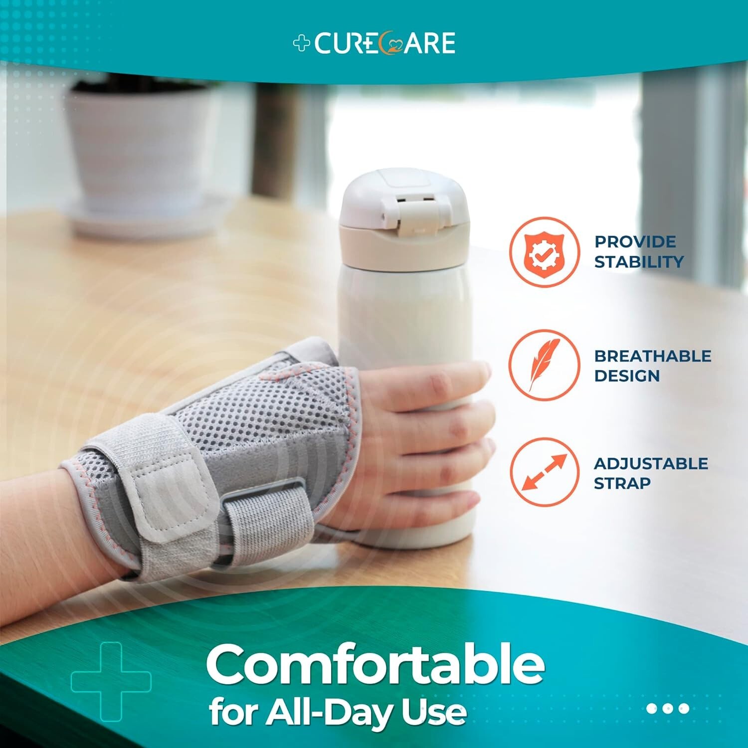 Comfortable Thumb Brace for Right & Left Hand Universal Size, Thumb Spica Splint