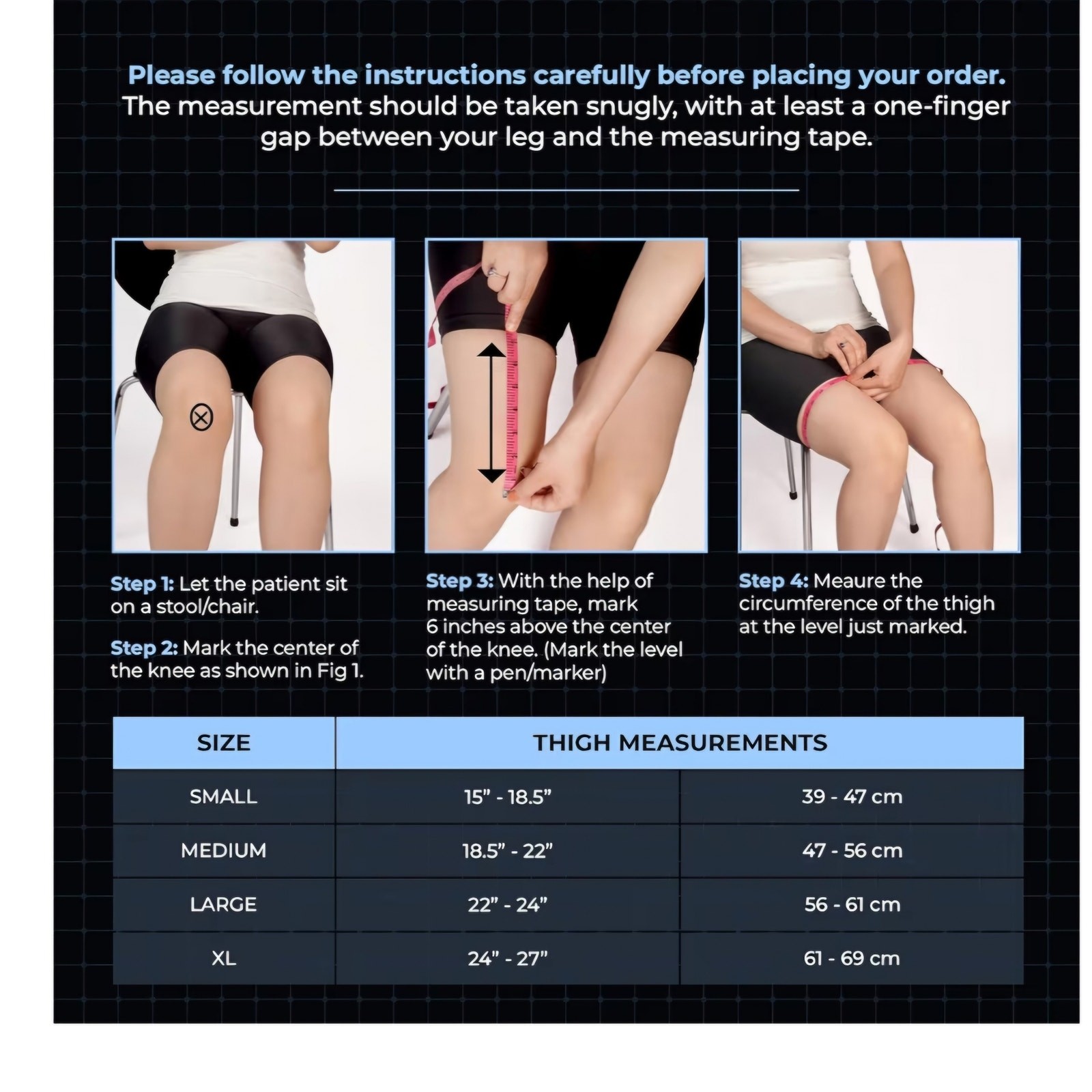 Z ONE Z1 K4 OsteoAlign Hinged Knee Brace Support Joint Pain Relief Size Medium