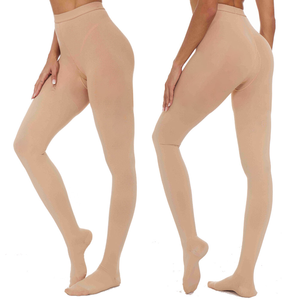 Opaque Compression Stocking Pantyhose Therapeutic Support 30-40mmHg