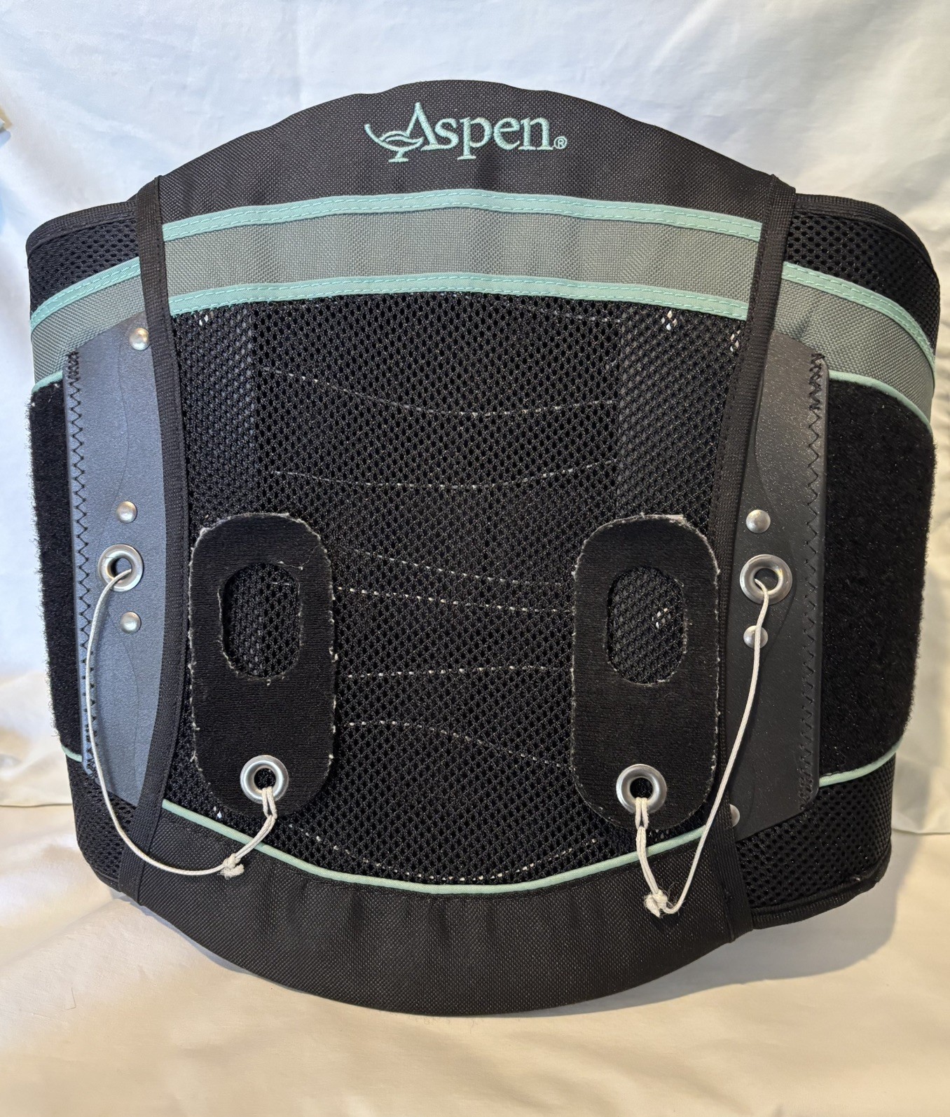Aspen Summit Back Brace Adjustable Support Size Medium Adult Black