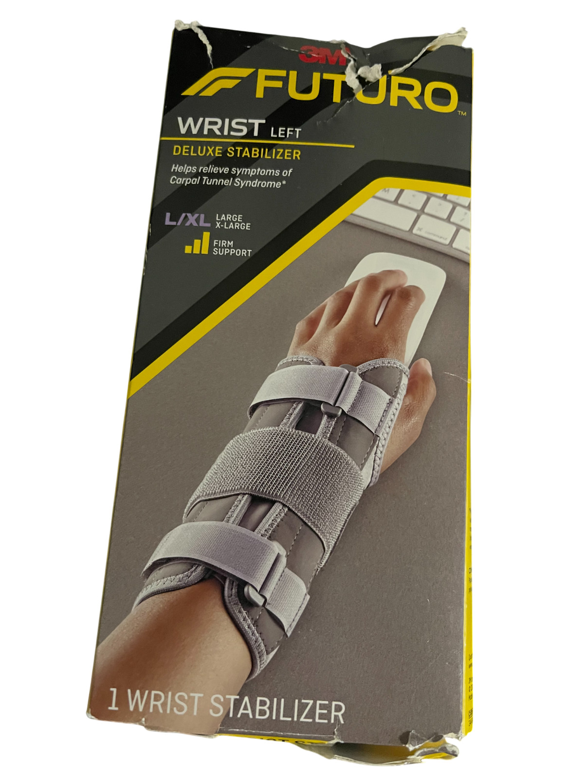 3M FUTURO Deluxe Wrist Stabilizer Left Hand – Large/XL NEW