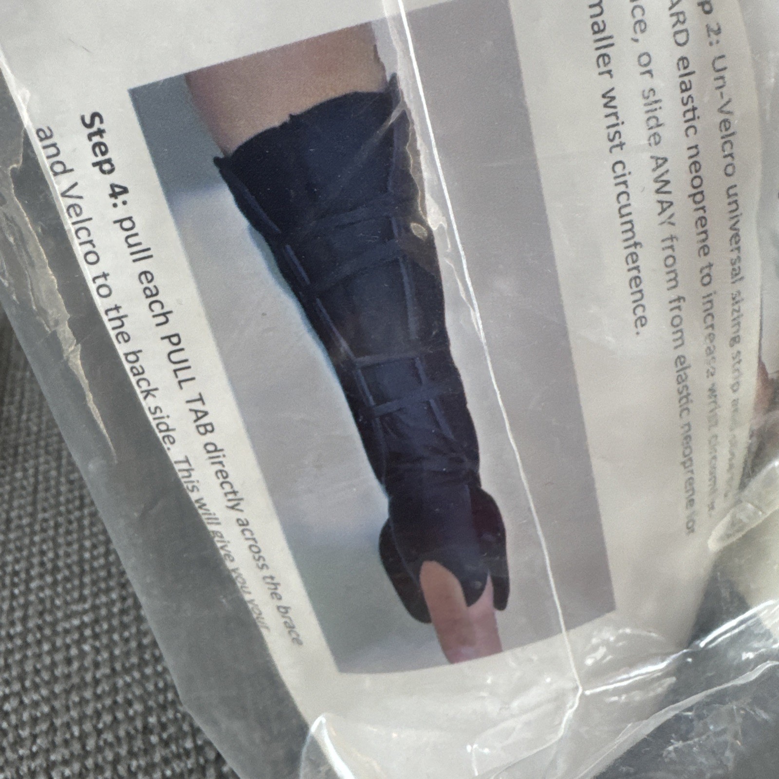 Wrist Brace Black TREND MEDICAL PRO DCT-3916 Wrist Support Universal New In Pkg