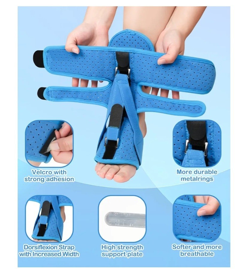 Night Splint Sock Ankle Brace Relief for Plantar Fasciitis, Arch Support, New