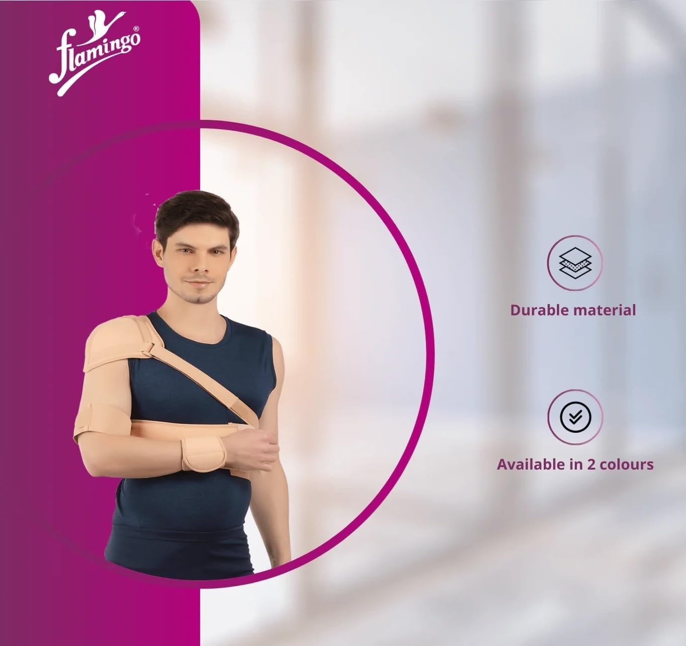 Shoulder Immobilizer with Support Brace | Suitable for Shoulder Brace for Broken
