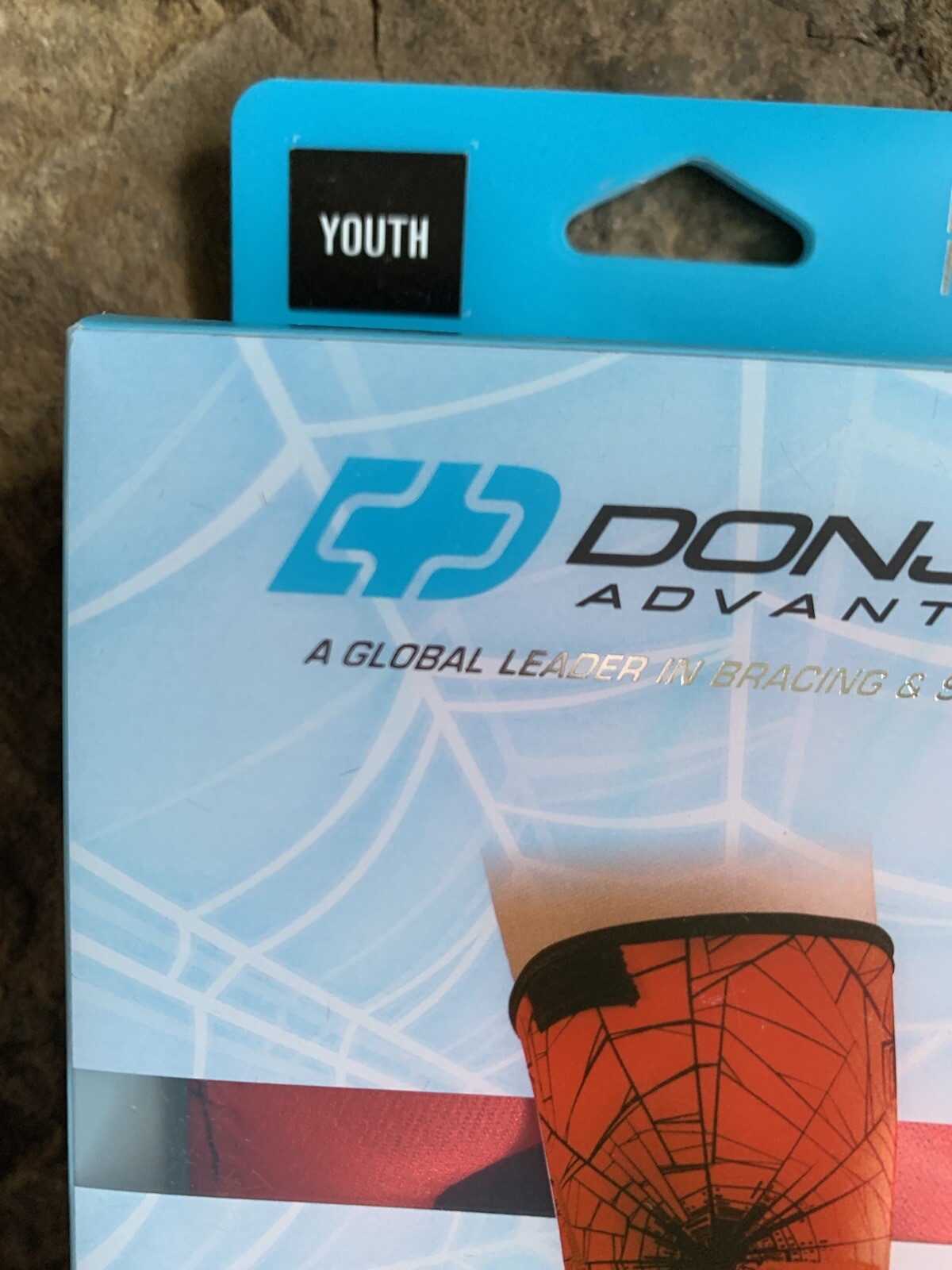 Spiderman Youth Patella Knee Sleeve. Donjoy Advantage Brand. New