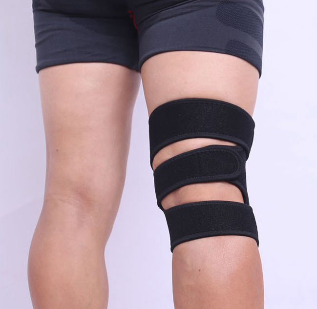Knee Brace Open Patella Support Adjustable Elastic Sports Kneecap Protector