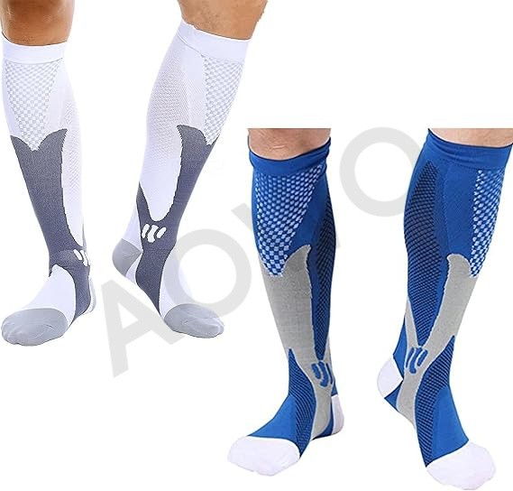 20-25mmHg Compression Socks for Men Women Sports Travel Pregnancy Circulation