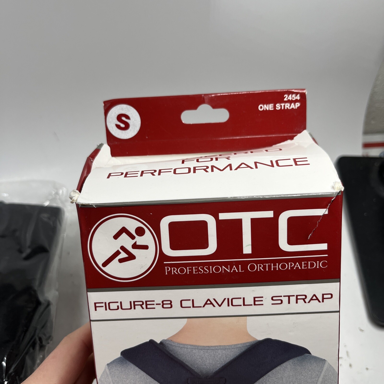 OTC Clavicle Strap, Figure-8 Style, Select Series, Small, Black New Open Box