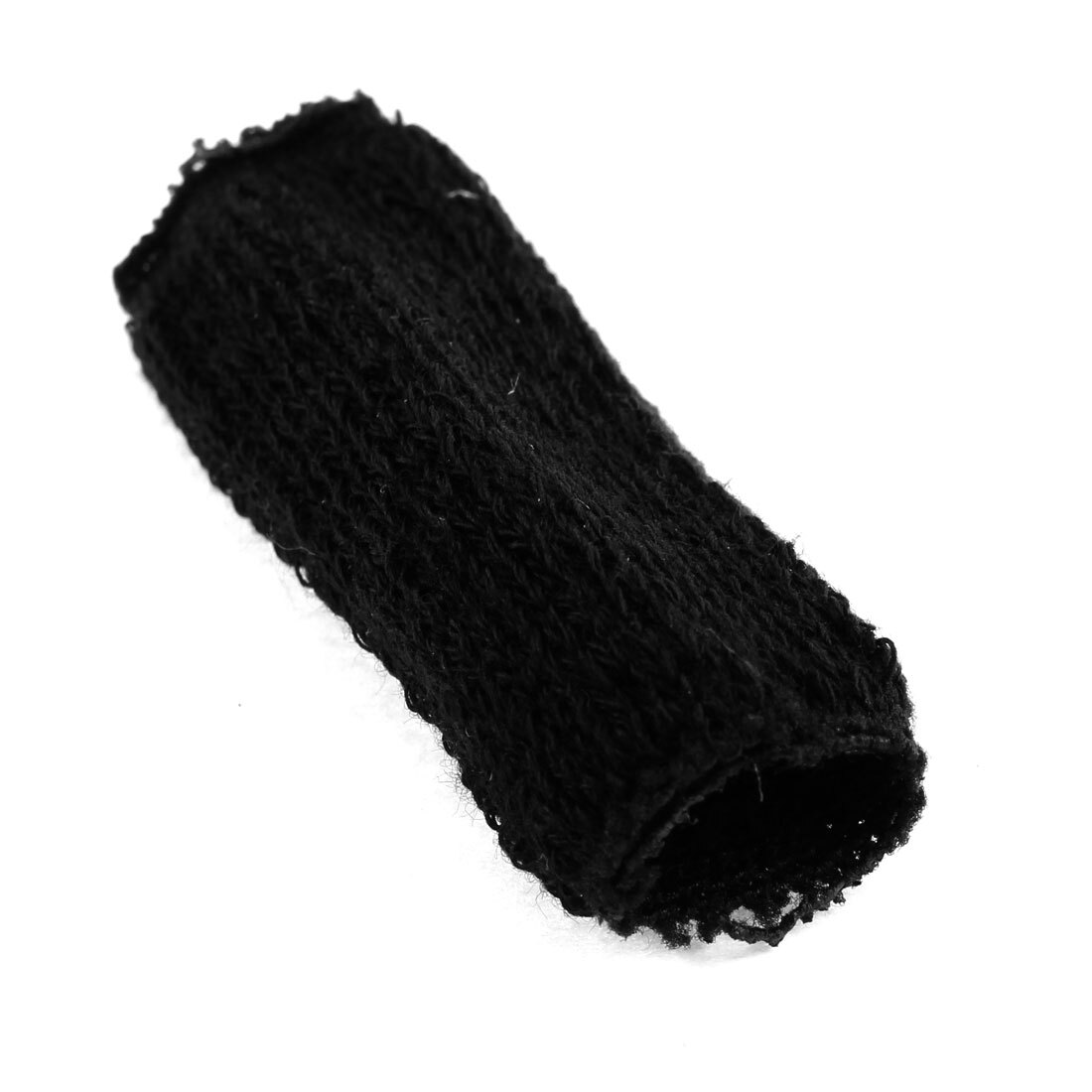 Outdoor Sports Elastic Fitness Finger Sleeve Wrap Band Protector Black 10 Pcs