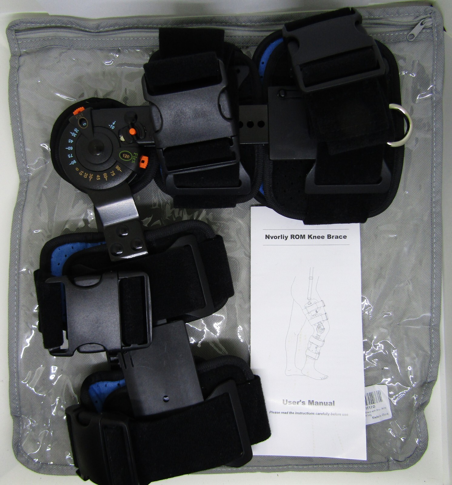 Nvorliy Hinged ROM Knee Brace – Fits Right or Left
