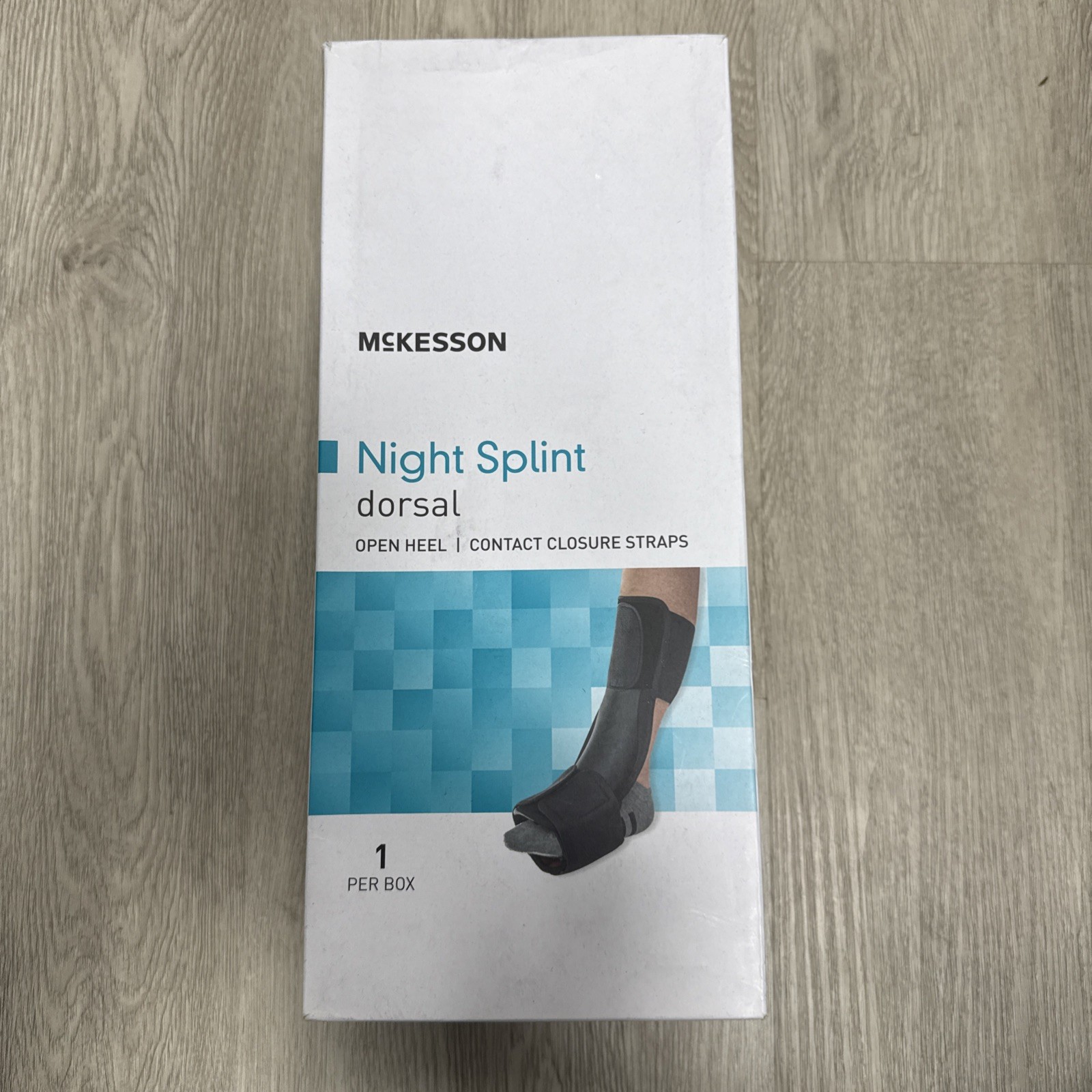 McKesson Dorsal Night Splint L/XL Hook & Loop Male Size 4-8.5 – MPN:155-14040S-M