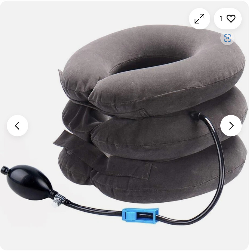 Cervical Neck Traction Device – Collar Brace Support for Pain Relief & Therapy