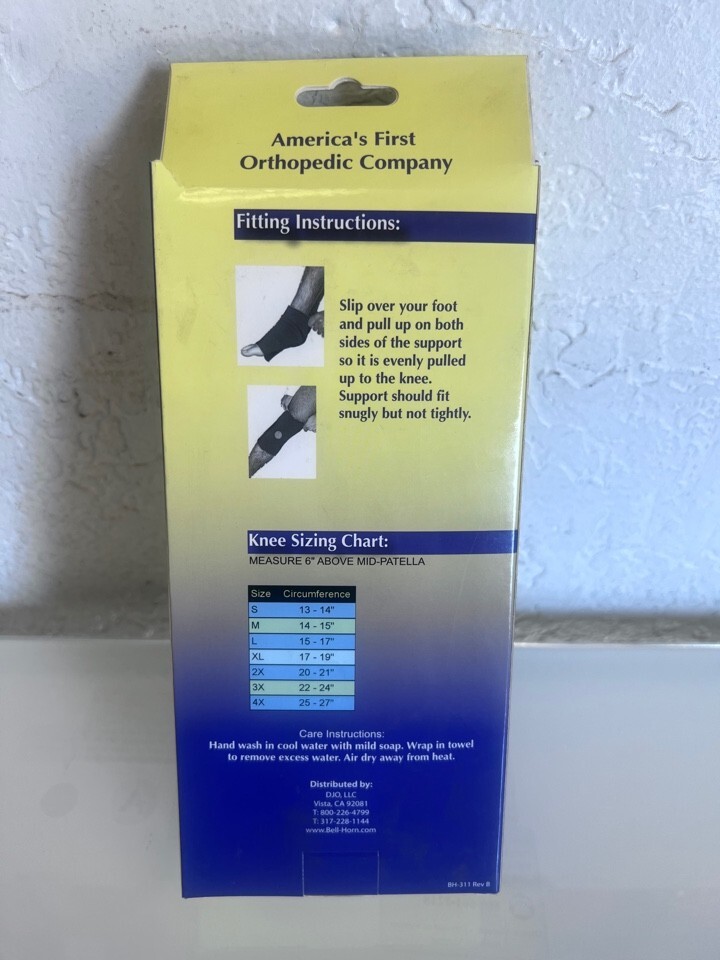 Bell-Horn Open Patella ProStyle Knee Sleeve Medium