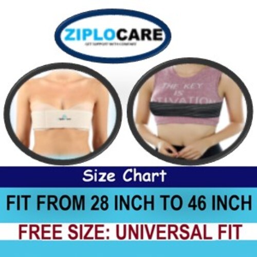 Post Surgical Breast Implant Stabilizer Compression Band, Breast Support Band