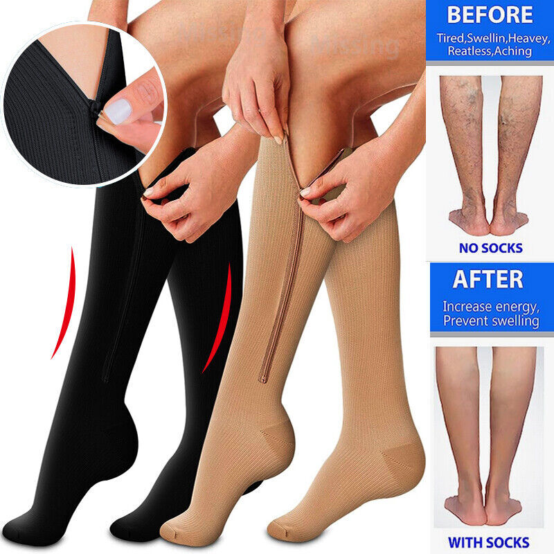 Alignment Socks Massage Open Toe 20-30mmHG Stocking Health Care Yoga Gym Foot