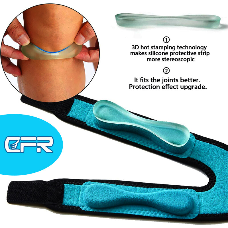 Knee Support Brace Patella Stabilizer Strap Band Tendon Pain Sports Gym Joint