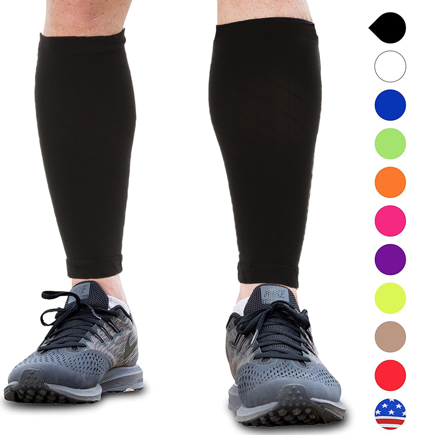 Compression Socks Calf Support Sleeve Leg Brace 20-30mmHg For Men Women Tennis