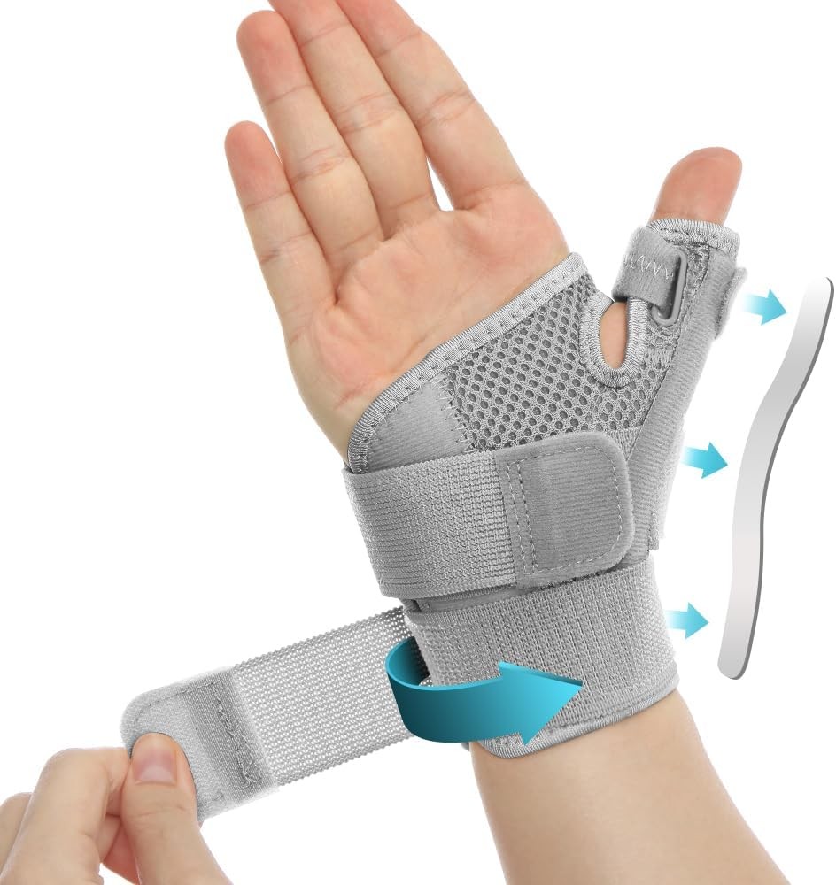Thumb Splint Support and Hand Wrist Stabiliser Spica Brace Arthritis Pain Relief