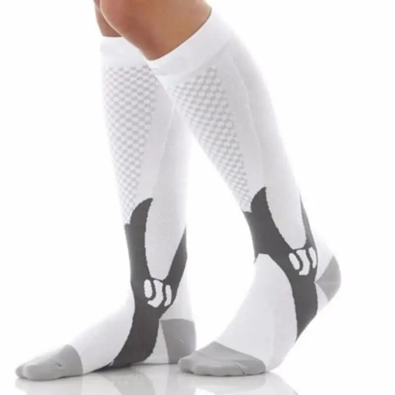 2 Pairs Compression Socks Running Football Soccer Stockings Men Women Sport Sock