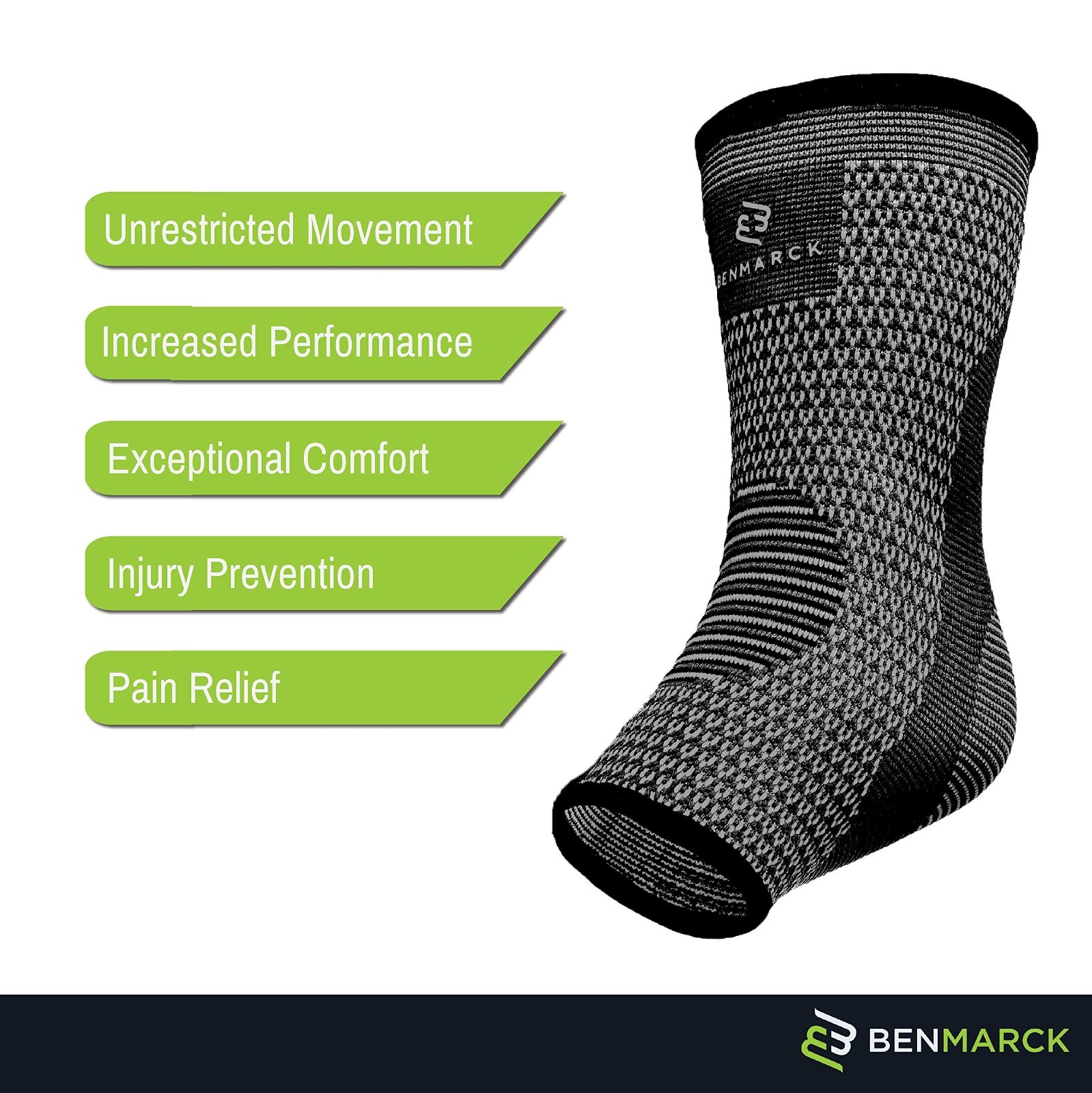 Achilles Tendon Support Brace & Compression Sleeve for Plantar Fasciitis Relief