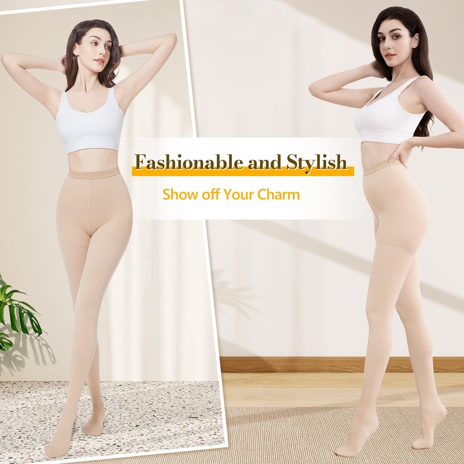 Medical Compression Pantyhose for Women Men, 20-30 mmHg Graduated Compression…