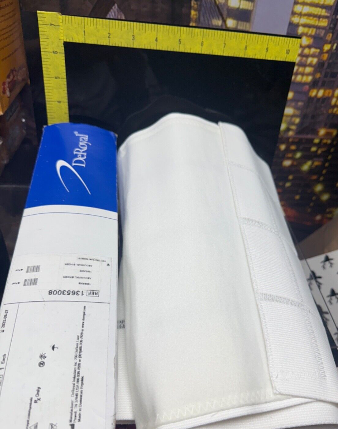 De Royal Abdominal Binder 12″ Large 63″-74″ Latex-Free (New) – Shelf Damaged Box