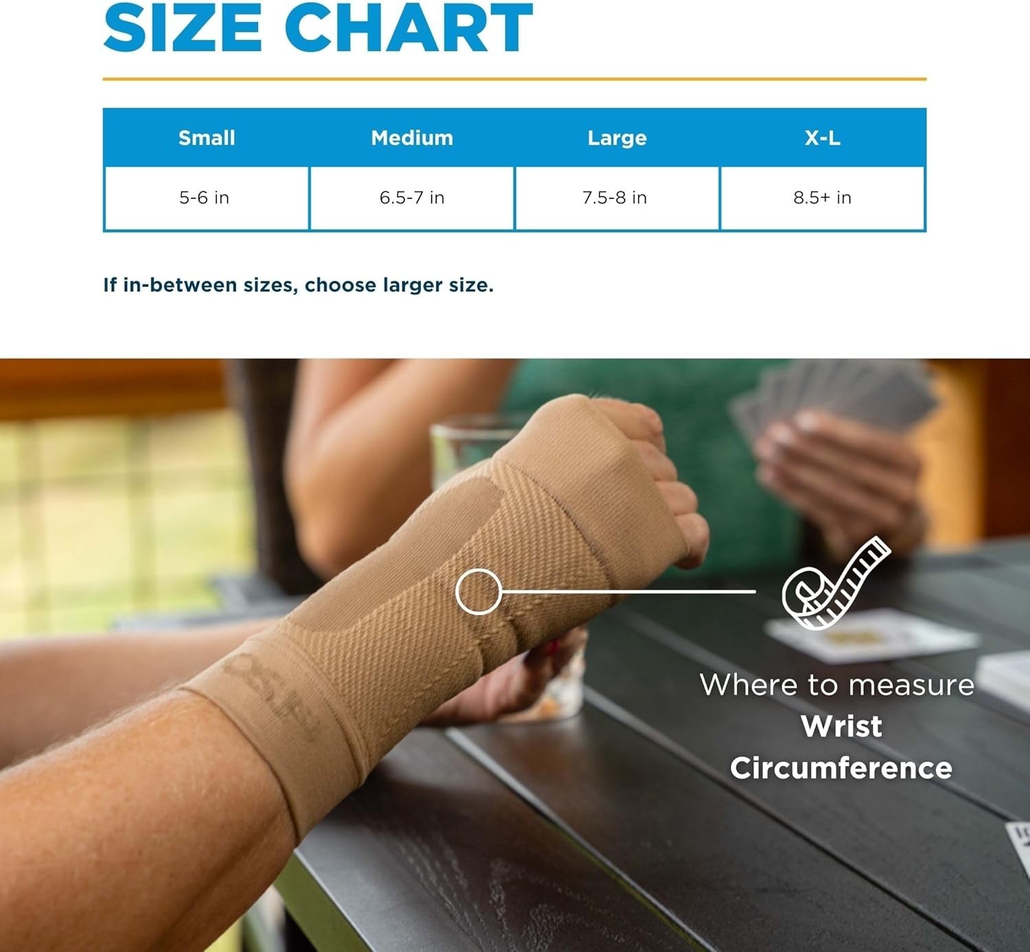 WS6 Compression Wrist Sleeve/Carpal Tunnel Wrist Brace, Supports Pain and Str…